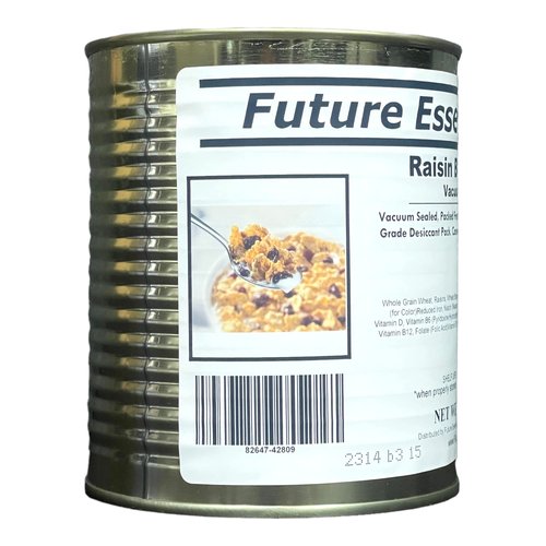 1 Can of Future Essentials Canned Raisin Bran Cereal