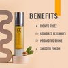 GK HAIR Global Keratin 100% Organic Argan Oil Anti Frizz Hair Serum Pack of 2 (3.4 Fl Oz/100ml) Styling Smoothing Strengthening Hydrating & Nourishing Heat Protection Shine For Frizzy Dry Damaged Hair