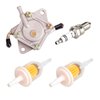 10L0L Golf Cart Fuel Pump Impulse Kit for Club Car DS Precedent 1984-up Gas with 290FE 350FE Kawasaki Engine, Replace OEM 1014523 1014524 S 5136 FP002