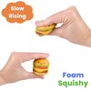 24 Pack Fast Food Squishy Toys for Kids Bulk - Slow Rising (Individually Wrapped) Small Foam Squishies 1.5-2.25" - Sensory Fidget Toys Prizes for Classroom Birthday Party Favors by 4E's Novelty