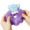 BT21 Dream of Baby KOYA Character Scrunchie Elastic Hair Tie Band Accessories for Women and Girls, Purple/Blue