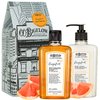 C.O. Bigelow Apothecary Duo, Grapefruit Body Care Gift Box with Body Soap & Lotion, Gift Set of Two - Moisturizing Lotion & Liquid Body Wash for Dry Skin - 10fl oz Each