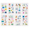 24 Sheets Science Temporary Tattoos, Birthday Decorations Science Party Favors