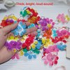 30Pcs Rainbow Bulk Ocean Octopus Mini Pop Backpack Keychain Toy for Student Prizes , Summer Party Favors Gifts, Small Sensory Simple Bubble Fidget (Egg Not Included)