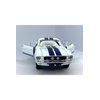 KiNSMART 1967 Ford Shelby Mustang GT500 White 1:38 Scale 5 Inch Die Cast Model Toy Race Car w/Pullback Action