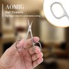 AOMIG Cuticle Scissors, Stainless Curved Blade Nail Scissors, Eyebrow Scissors for Women, Multi-purpose Small Manicure Scissors for Nail, Eyebrow, Eyelash, Nose Hair, Dry Skin