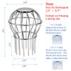 Gutter Guard 3 Inch 304 Stainless Steel Filter Strainer Fits for 2.6" ~ 3.7" Round Downspout, Stops Leaves Seeds and Other Debris Gutter Cleaning Tool – 4 Pack