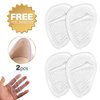 Clear Metatarsal Pads for Women & Men - Ball of Foot Cushions for Pain Relief - Comfortable, Nonslip, Reusable, Light and Great for High Heels