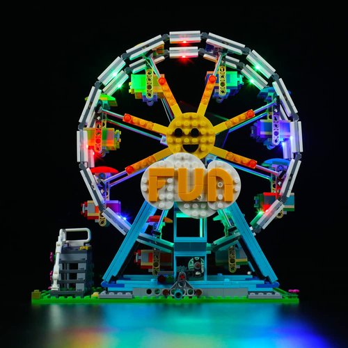 LMTIC Led Lighting Kit for Lego Creator 3in1 Ferris Wheel 31119 Building Kit Light Kit for Lego Ferris Wheel Light Set Compatible with Lego 31119(NOT Included The Lego Sets)