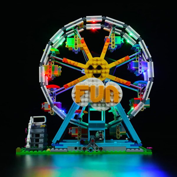 LMTIC Led Lighting Kit for Lego Creator 3in1 Ferris Wheel 31119 Building Kit Light Kit for Lego Ferris Wheel Light Set Compatible with Lego 31119(NOT Included The Lego Sets)