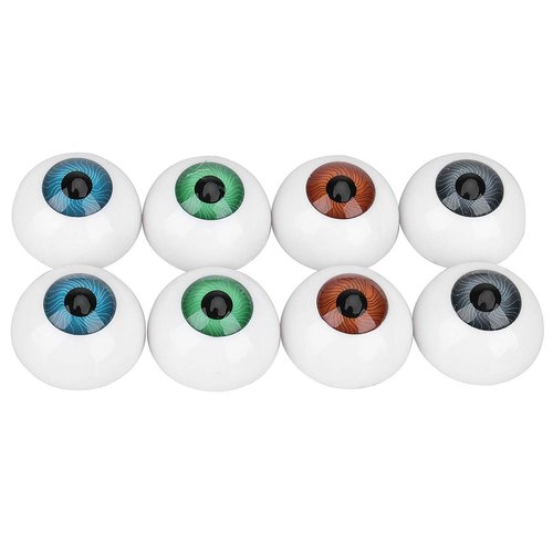 SEWACC 8 Pcs Halloween Eyeballs 1 Inch Hollow Plastic Scary Eyeballs Halloween Decorations Halloween Skeleton Eyeballs Props Halloween Party Decorations Supplies