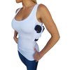 AC Undercover Women's Concealed Carry Tank Top - Compression Clothing with Holster - Stylish and Secure Gun Holster Shirt for Women - Tactical and Everyday Use - Size Small, 1 Pack, White