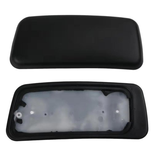 M-one New Arm Pads Caps Replacement for Haworth Zody Office Chair 1 Pair Black/Gray (Black)