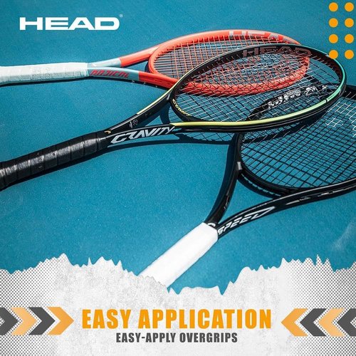 Head Xtreme Soft Racquet Overgrip Tennis Racket Grip Tape 3 Pack Red, White, Pack US