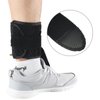 Tenbon Ankle Support Drop Foot Brace Orthosis - Comfort Cushioned Adjustable Wrap Compression For Improved Walking Gait, Prevents Cramps Ankle Sprains (Black)