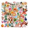 2023 Christmas Theme Stickers, 100PCS Non-Repeating Vinyl Waterproof Holiday Stickers, Holiday Gifts for Kids and Teens, Xmas Party Favorite