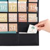 Godery Boho Calendar Pocket Chart for Classroom Cards Add-On School Supplies Teacher Decorations Bulletin Board Pre-K to 6th Grade, Black-2