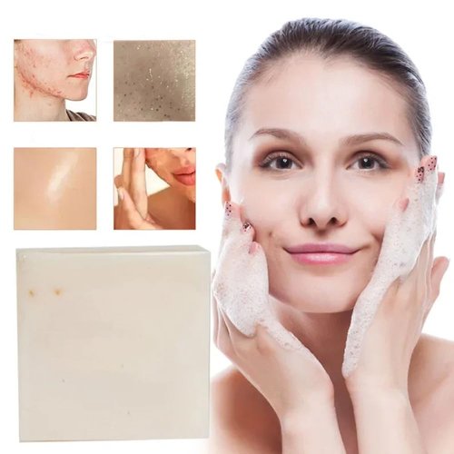 Maruomiki 4 PCS of Thai Rice Soap 65g Original Bath Soap Handmade Soap 8 Pieces Cold Process Soap 12 PCS Rice Milk Soap Facial Soap Gift Soap (4PCS)