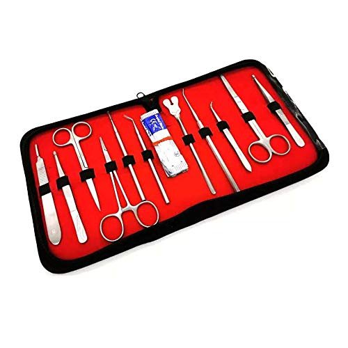 SURGICAL ONLINE 11 pcs Anatomy Student Dissection Kit Biology Lab Anatomy Medical Student Dissecting Dissection Kit Set with Scalpel