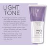White Hot Cleanse & Condition Trio: brightening hair care regime to cleanse & add gloss to white & grey hair, purple shampoo