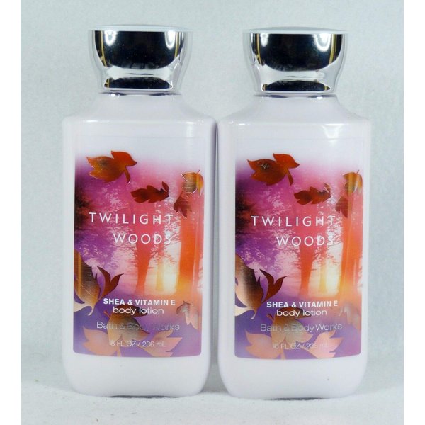 Retired Fragrance - Bath & Body Works Signature Collection Twilight Woods Body Lotion 8oz/236ml 2 pack