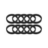 Origin8 Headset Spacers, 5mm x 1", Black