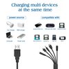 Xahpower 5 in 1 USB Charger Cable for Nintendo DS Lite/Wii U/New 3DS XL,3DS XL,2DS,Dsi XL,NDS/GBA SP(Gameboy Advance sp),PSP 1000 2000 3000