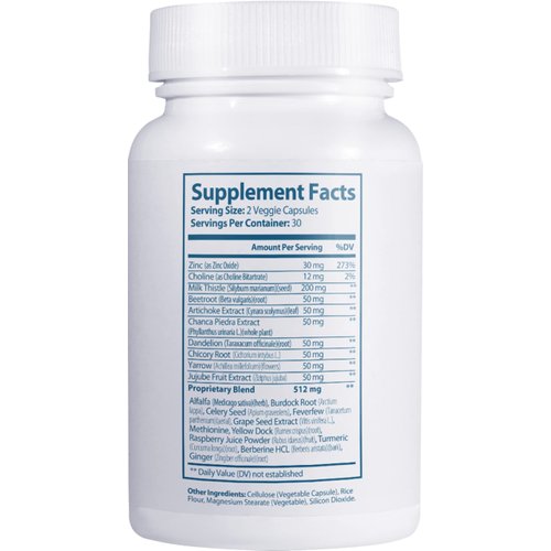 Clinical Effects: Liver Support - Natural Milk Thistle and Zinc Supplement - 3 Pack - Helps Detox and Cleanse The Liver - Supports Liver Function and Digestive Health - Made in The USA