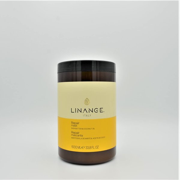 LINANGE Repair Mask with Shea Butter and Coconut Oil - Nourishing Hair Treatment, 33.8 oz.