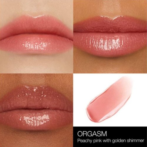 NARS Special Edition Mini Afterglow Lip Shine 4 Piece Set - Orgasm - A-Lister - Nympho - Aragon - 0.11 oz / 3.7 mL each