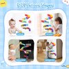 taseyok Toddler Bath Toys, Baby Bathtub Toys Ball Slide Track, DIY Shower Toys with Suction Cups, Christmas Birthday Gift for Kids Bath Fun for Ages 3 4 5 6 7