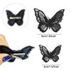 18Pcs Butterfly Clips Small Hair Clips with Rhinestones for Teens Women Y2K Glitter Hold Hair Jaw Clips Butterfly Clips Cute Hair Clips Headwear Gifts for Wedding Back School Hair Accessory Black