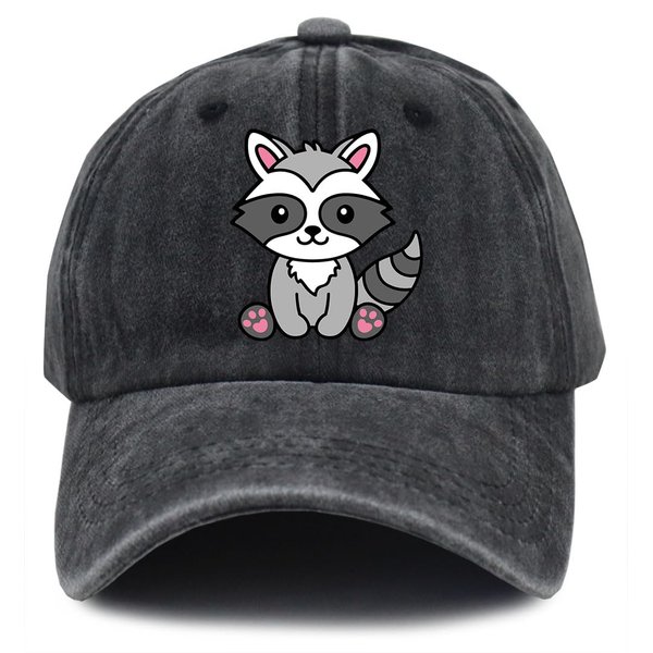 Kueyealp Raccoon Gifts for Kids, Raccoon Hat, Toddler Baseball Hat for Boys Girls Age 3-10 Years, Birthday Gifts for Son Daughter Granddaughter Grandson Nephew