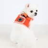 Puppia Vivien Vest Dog Harness Step-in All Season Mesh Cute No Pull No Choke Walking Training for Small Dog, Orange, Medium