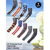 9 Pairs American Independence Arm Sleeves USA Flag Cooling Arm Covers Sun Protection Arm Guards Unisex Sports Basketball Cycling American Fourth of July Ice Silk UV Protection Sleeves
