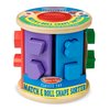 Melissa & Doug Match and Roll Shape Sorter - Classic Wooden Toy, 12+ months, 1 piece
