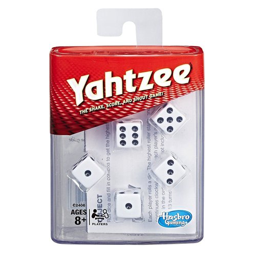 Hasbro Gaming Yahtzee Dice Game | Fast-Playing Board Games for Families | Strategy Games for Kids & Adults | Christmas Stocking Stuffers | 2+ Players | Ages 8+