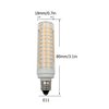Edearkar 15W E11 LED Bulb Dimmable 136LEDs 150W Halogen Bulbs Equivalent, 1500lm, 110V, Warm White 3000K, E11 Base, Dimmable LED Candelabra Lamp for Home Light, Pack of 4