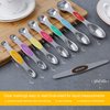 Magnetic Measuring Spoons Set of 8 Stainless Steel Dual Sided Stackable Measuring Spoons Nesting Teaspoons Tablespoons for Measuring Dry and Liquid Ingredients