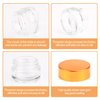 Wresty 19 Pcs Clear Glass Cosmetics Jars 5g Round Refillable Cosmetic Cream Pot Container Empty Makeup Lip Balm Lotion Eye Cream Sample Bottles Jars With Gold Lids