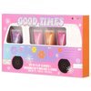 iscream Good Times 4-piece Glittery Berry Scented Classic Tube Lip Gloss Boxed Set