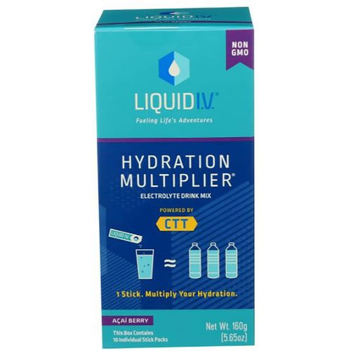 LIQUID IV Acai Berry Hydration Multiplier Electrolyte Drink Mix, 5.65 OZ