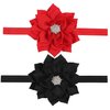 New Girl Baby Headbands (LK1) (Red +Black)
