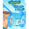 QingSong Kids Snorkel Mask Full Face, Snorkeling Set with Camera Mount, 180 Degree Panoramic View Snorkeling Gear Anti-Fog Anti-Leak