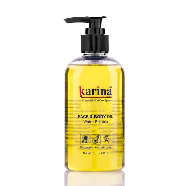 Karina Skin Care Karina Face and Body Oil Water Soluble 8 Ounces