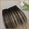 Ve Sunny Tape in Hair Extensions Human Hair Ombre Blonde Hair Extensions Tape in Real Human Hair Dark Brown Ombre Golden Blonde Mix Platinum Blonde Tape Extensions Human Harr Ombre 10pcs 20g 12inch