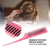 Teasing Comb, 3 Row Comb Hair Care Hair Styling Modeling Comb Lightweight Hair Salon Supplies Comb ()
