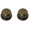DGBRSM 2pcs Solid Lamp Finials Caps Tapped of Tops for Lamp Shade Holder Harp Lamp Finial Knob Lamp Accessories, Bronze