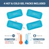 Comfytemp Wisdom Teeth Ice Pack Head Wrap, Face Ice Pack for TMJ Relief, Surgery Recovery, FSA HSA Eligible, 4 Reusable Hot & Cold Gel Packs, Pain Relief for Jaw, Chin, Oral, Facial, Dental Implants