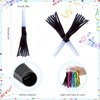 LCPQMZGH Party Blowers Metallic Fringed Noise Makers, 48 Pcs, Black, for Baby Shower, Kids Birthday, New Year Party